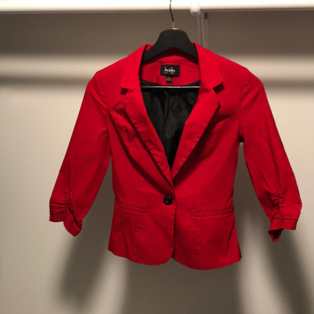 Red blazer